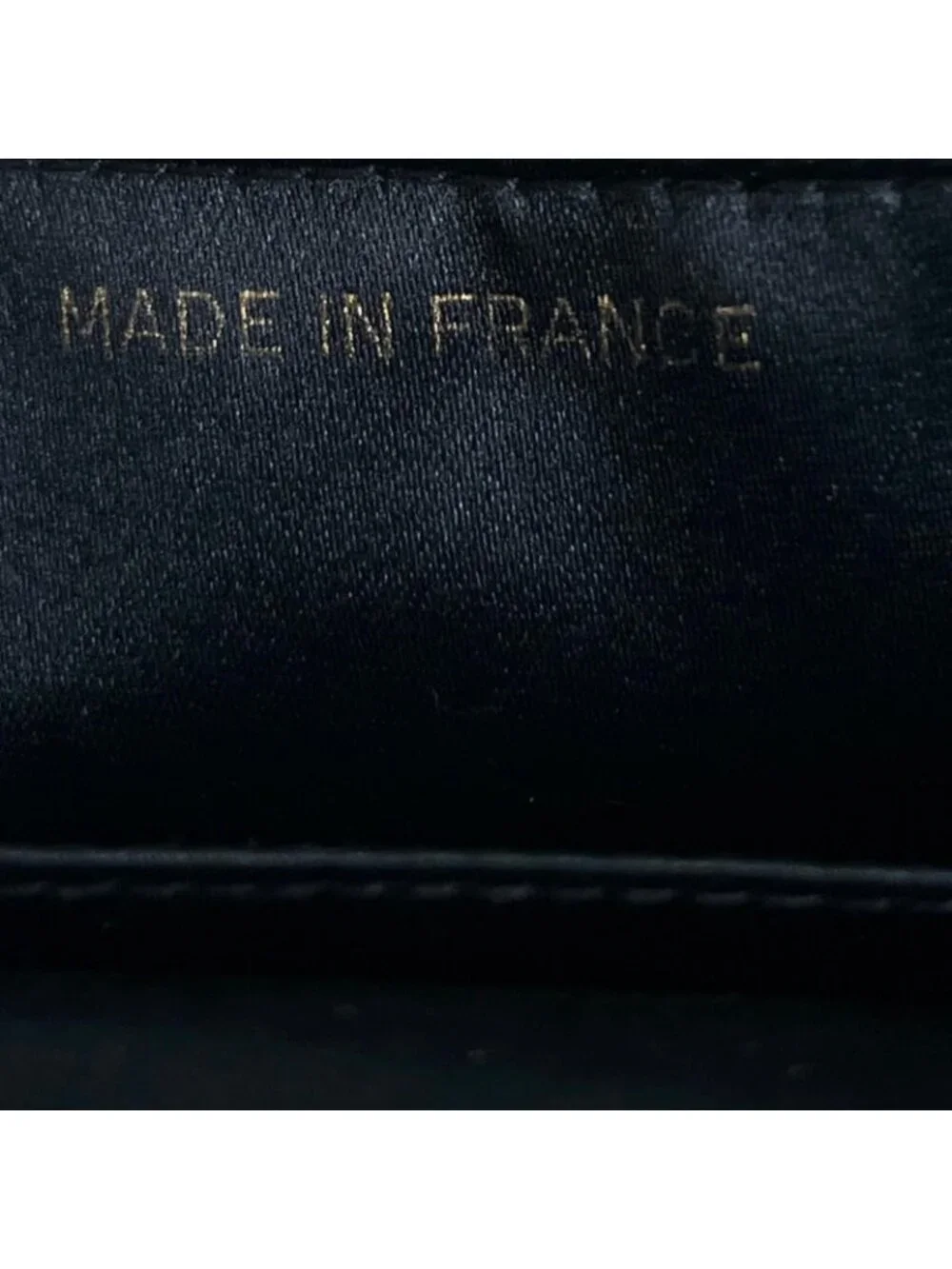 Chanel Large CC Logo Quilted Chain Shoulder Bag Satin Black
